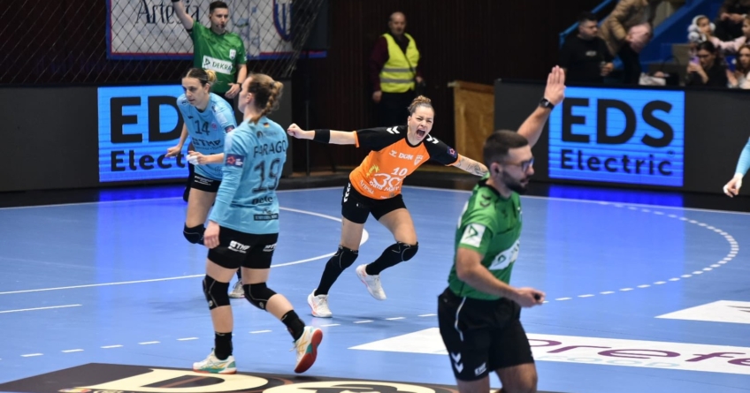 Un pas spre sferturile de finală ale EHF European League pentru fetele de la Minaur după victoria cu deținătoarea trofeului