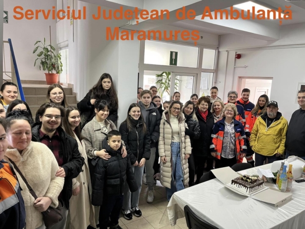 Serviciul Județean de Ambulanță Maramureș și-a deschis larg porțile pentru elevii Școlii Postliceale „Carol Davila” Baia Mare