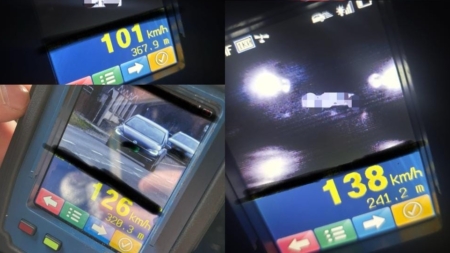 Peste 700 de amenzi pentru viteză într-o săptămână