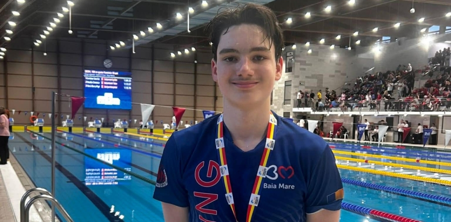 Matei Alexandru Petruț din cadrul CSM Baia Mare a obținut titlul de vicecampion regional și medalia de argint la Campionatele de Cadeți