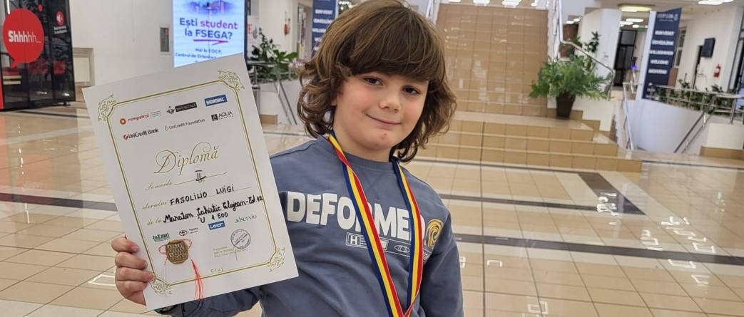 Fasolillo Luigi, pe podium la concursul „Maraton Șahistic Clujean”