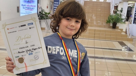 Fasolillo Luigi, pe podium la concursul „Maraton Șahistic Clujean”