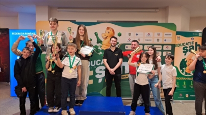 Academia de Șah Maramureș s-a reîntors cu rezultate frumoase de la Campionatul Național „Educație prin Șah”