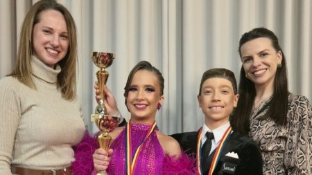 Perechea băimăreană David Soponar – Izabella Bartha, din nou în finala Campionatului național de dans sportiv pe secțiuni