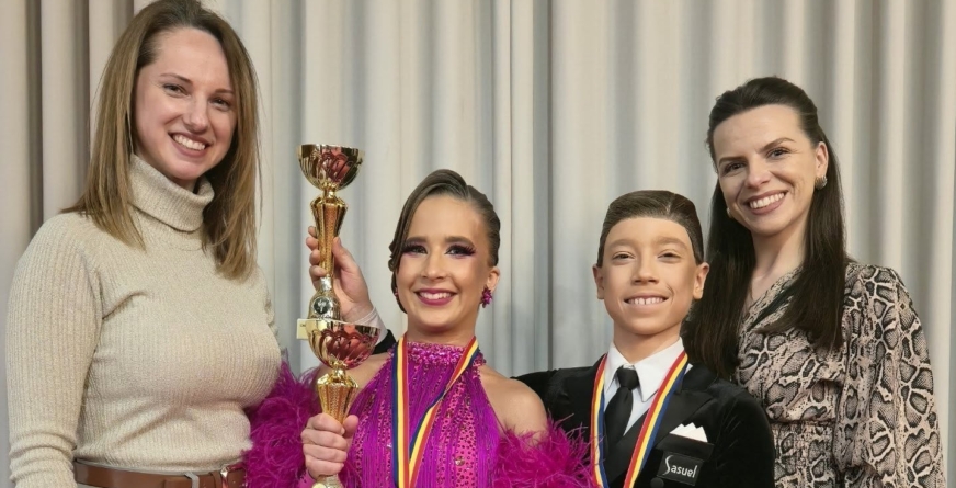 Perechea băimăreană David Soponar – Izabella Bartha, din nou în finala Campionatului național de dans sportiv pe secțiuni