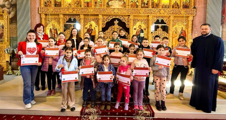 Parohia Săcălășeni a găzduit un atelier de confecționat mărțișoare