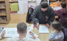 A avut loc prima întâlnire în cadrul atelierelor de pictură a icoanelor la Biblioteca Orășenească Vișeu de Sus
