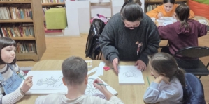 A avut loc prima întâlnire în cadrul atelierelor de pictură a icoanelor la Biblioteca Orășenească Vișeu de Sus