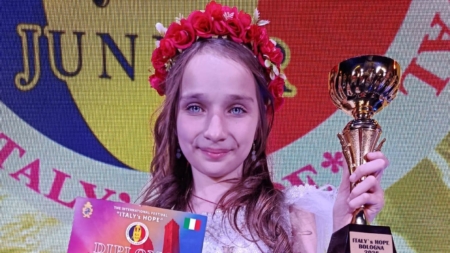 Lia Ciutac a câștigat locul I la Festivalul Internațional „Speranța Italiei” din Bologna