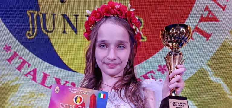Lia Ciutac a câștigat locul I la Festivalul Internațional „Speranța Italiei” din Bologna