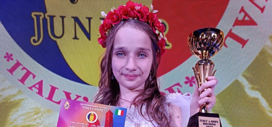 Lia Ciutac a câștigat locul I la Festivalul Internațional „Speranța Italiei” din Bologna