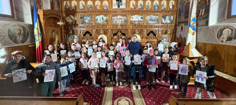 „Povestea noastră de familie” – activitate dedicată copiilor din Parohia Dumbrăvița, în cadrul unui proiect al Patriarhiei Române