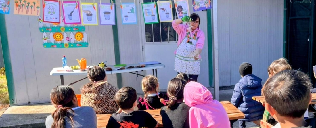 Copiii de pe Pirită, inițiați în grădinărit prin activități practice și educative