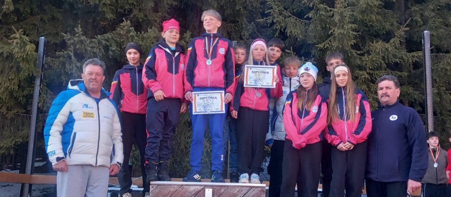 Rezultate excelente pentru sportivii de la C.S.S. Baia Sprie la Campionatul Național de Schi Fond și Biatlon pentru juniori