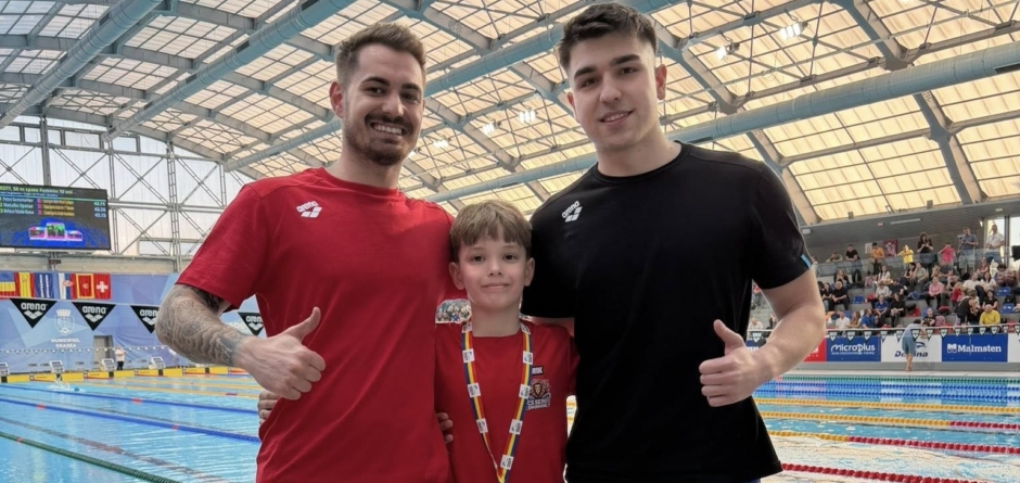 Înot: Erik Nagy de la CS Seini a obținut patru medalii la Etapa Regională de la Oradea