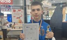 Darius Laza, pe podium la concursul de șah rapid „Șah în școală” de la Zalău