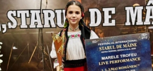 Rebecca Maria Danci a obținut Marele Trofeu al Festivalului Internațional „Starul de Mâine” de la Vatra Dornei