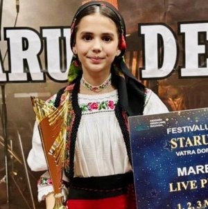 Rebecca Maria Danci a obținut Marele Trofeu al Festivalului Internațional „Starul de Mâine” de la Vatra Dornei