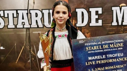 Rebecca Maria Danci a obținut Marele Trofeu al Festivalului Internațional „Starul de Mâine” de la Vatra Dornei