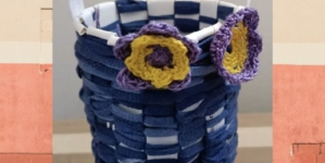 Atelier de decorat coșulețe de Paști, la Filiala Traian a Bibliotecii Județene