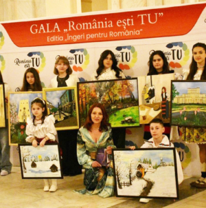 Prof. Irina Doce și micii artiști ai Cercului de Pictură Borșa–Vișeu de Sus au strălucit la cea de-a IV-a ediție a Galei Naționale „România ești TU”