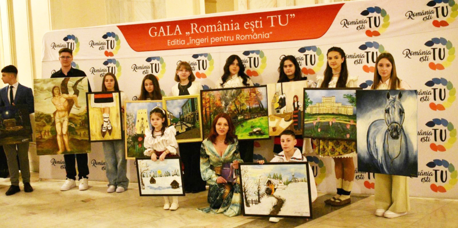 Prof. Irina Doce și micii artiști ai Cercului de Pictură Borșa–Vișeu de Sus au strălucit la cea de-a IV-a ediție a Galei Naționale „România ești TU”