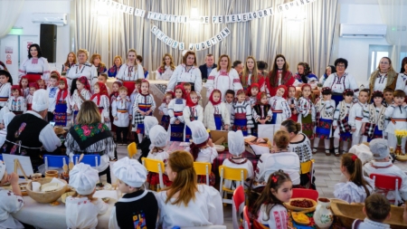 La Târgu Lăpuș: 200 de copii s-au întrecut în a pregăti cel mai frumos și mai gustos cozonac