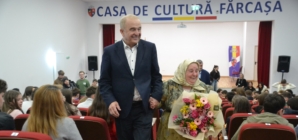 Bunica Lenuța din Chinteni, oaspete surpriză pentru elevii Școlii profesionale Fărcașa
