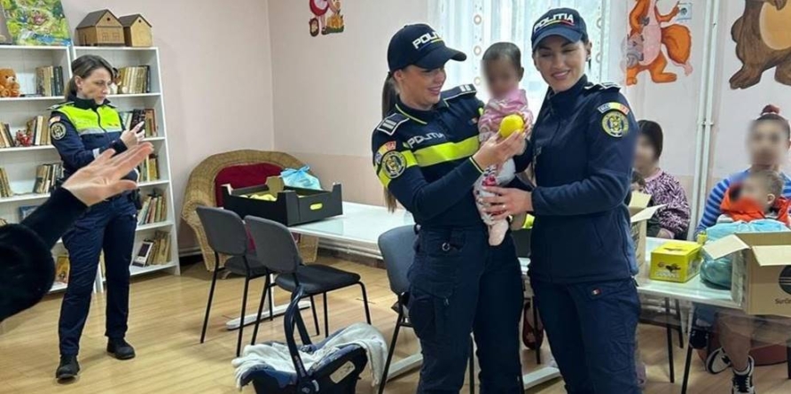 Cu ocazia Zilei Porților Deschise, vizită a polițiștilor la Centrul Maternal din Sighetu Marmației