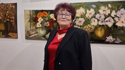 Lidia Buleandră a adus natura în pictură, la Centrul Cultural Pastoral „Sfântul Iosif Mărturisitorul” din Sighetu Maramației