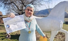Artista băimăreană Iolanda Griga Gherghel, succes internațional la Milano