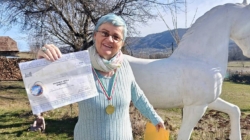 Artista băimăreană Iolanda Griga Gherghel, succes internațional la Milano