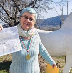 Artista băimăreană Iolanda Griga Gherghel, succes internațional la Milano