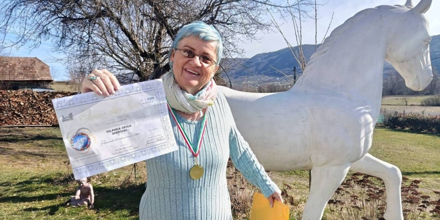 Artista băimăreană Iolanda Griga Gherghel, succes internațional la Milano