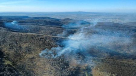 Incendii de vegetație în Maramureș și Satu Mare: intervenții dificile în zone greu accesibile