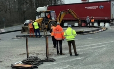 Se construiește sens giratoriu la Hideaga