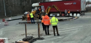 Se construiește sens giratoriu la Hideaga