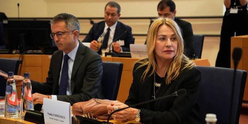 Nadia Comăneci, vizită istorică la Parlamentul European, la 50 de ani după Montreal