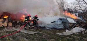 Intervenție de amploare la Șomcuta Mare: Incendiu puternic cu pagube semnificative