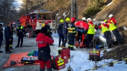 Exercițiul „Alunecare de teren pe raza UAT Poienile de sub Munte” a reunit echipajele de intervenție, de Ziua Protecției Civile în România