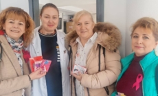 Gest de suflet pentru pacientele oncologice și cadrele medicale din Baia Mare: Membrele Asociației Oameni Buni le-au oferit mărțișoare pline de culoare și speranță
