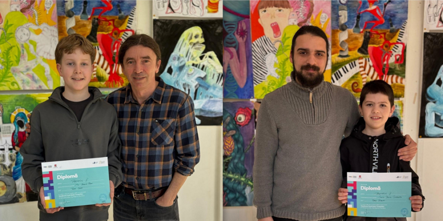 Doi elevi de la Colegiul de Arte Baia Mare, pe podium la concursul național Transilvania Youth Guitar Competition