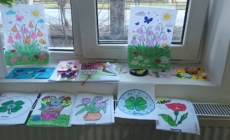 Copiii de la Centrul de Primire în Regim de Urgență Sighetu Marmației au întâmpinat primăvara cu desene și mărțișoare realizate manual