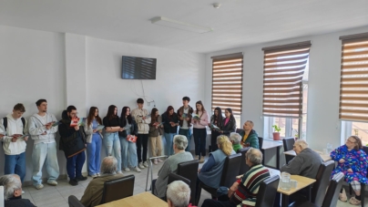 Emoția primăverii și-a făcut simțită prezența la Căminul de bătrâni din Baia Sprie, printr-un moment artistic de suflet