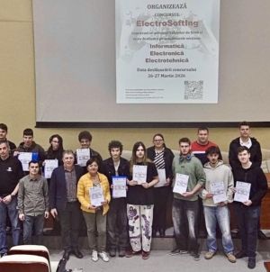Elevi de la Liceul Tehnologic „Anghel Saligny” Baia Mare, premiați la concursul ElectroSoftIng