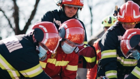 Exercițiu ISU la Vișeu de Sus