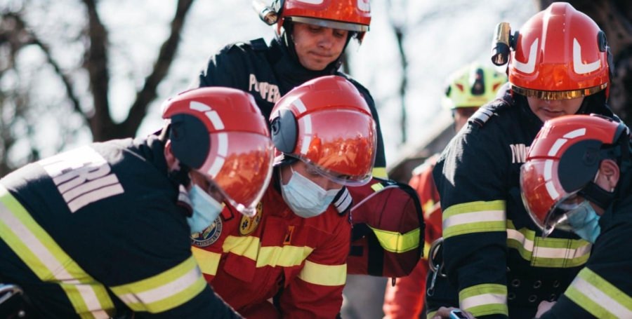 Exercițiu ISU la Vișeu de Sus