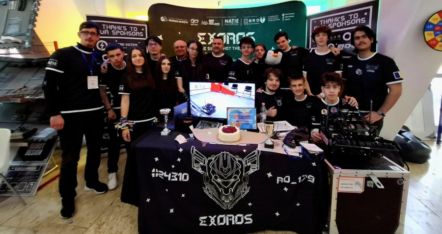 Echipa de robotică EXOROS a Liceului „George Barițiu” Baia Mare a participat la Etapa Națională FIRST Tech Challenge România