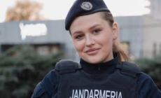Cea mai tânără jandarmeriță din Maramureș: Nicoleta Rad a ales uniforma în locul catedrei