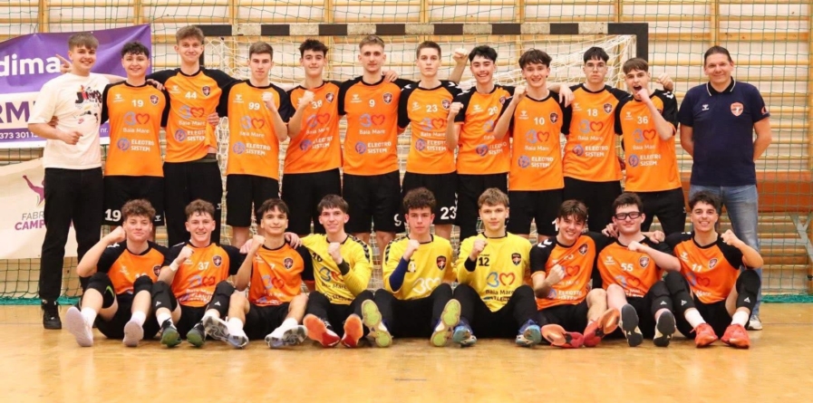 Calificare la turneul semifinal pentru juniorii 2 de la Academia de Handbal Minaur